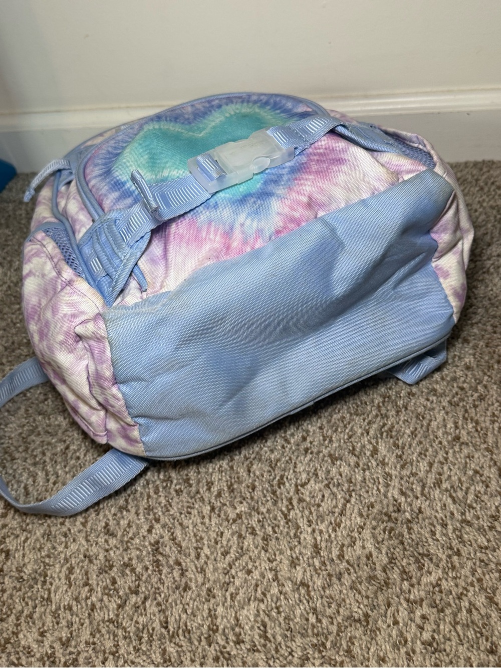 Pottery Barn Kids Mackenzie Lavender Heart Tie-Dye backpack bundle - Picture 9 of 9